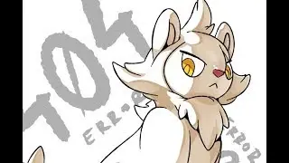 Coloring Luxio Lineart with FireAlpaca