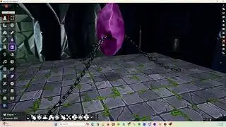 Floating Crystal Animated for 3D Canvas - 3D VTT