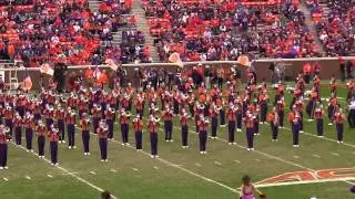Clemson Tiger Band Military Appreciation Day Pre-Game Nov. 21, 2015