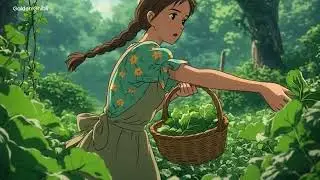 🍀 A Day in a 1960 American Village 🇺🇸 | Ghibli Studio Style Farm ASMR 🌿 Relaxing #ghibli #farming