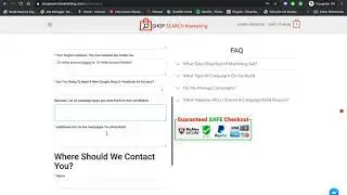 Shop Search Marketing Instruction Video