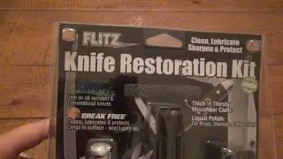 Flitz Brand Knife Restoration Kit + Gus Snoring Yet Again!