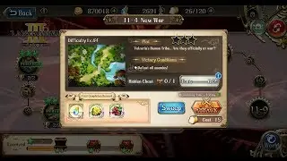 Langrisser M - Time Rift 11-4 ELITE все звезды, ачивки и сундук