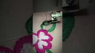 bordir singer portable heavu duty 4432 #embroidery #diy #craft