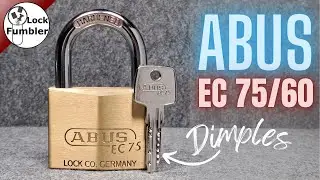Lock picking the dimple lock ABUS EC 75/60 [318]