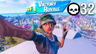32 HIGH Elimination Solo vs Squads Fortnite *Zero Build* WIN Full Gameplay Season 3 (Xbox Series S)