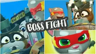 Talking Tom Hero Dash Saving Angela BOSS FIGHT Android Gameplay Episode 3