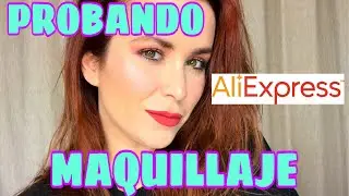 PROBANDO MAQUILLAJE DE ALIEXPRESS 💄 LOW COST | LAURITADG
