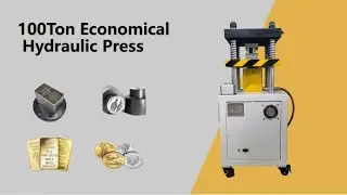 How to Make 1g-10g Gold & Silver Coins at The Lowest Cost?💰100Ton Small Hydraulic Press & Stamping