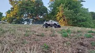 Kyosho USA-1 Vintage & Modern Nitro Monster Trucks on Hill