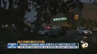 Woman stabbed with icepick at Westfield UTC
