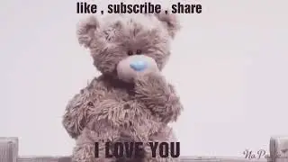 whatsapp status video /  Teddy bear / best love story