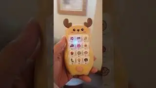 CUTEST LEARNING PHONE TOY #digitallearning #satisfying #soundeffects #phonetoy #amazing #smartphone