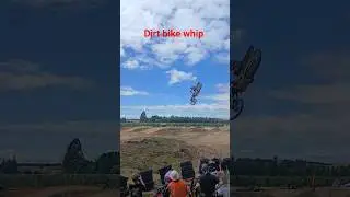 crazy dirt bike whip # Supercross jump #dirt biking #yamaha #ktm dirt bike #automobile