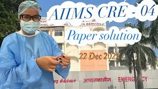 AIIMS CRE -4 SNO PAPER SOLUTION #youtubevideos #nurse #youtube #shortvideo #shorts #study#nursing 