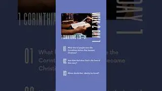 Daily Reading Video Week 2 Day 1