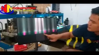 layar blank garis blok vertical monitor HP Z24FG3  Cara bongkar dan perbaikannya