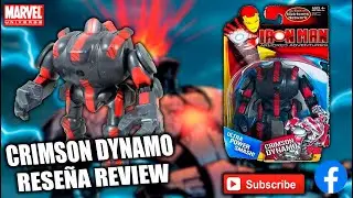 CRIMSON DYNAMO RESE&Ntilde;A REVIEW MARVEL UNIVERSE FIGURAS 375 ESCALA 118 #marvel #ucm #armoredAdventures