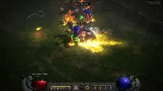 Players 8 Cows VS Holy Fire Auradin PTR 2.4 Diablo 2 Resurrected