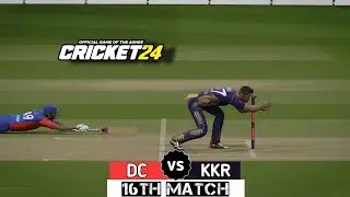 DELHI CAPITALS vs KOLKATA KNIGHT RIDERS 16th IPL Match Highlights| IPL 2024 | Cricket 24