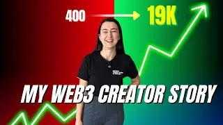 how to grow as web3 creator from 400 to 19k followers