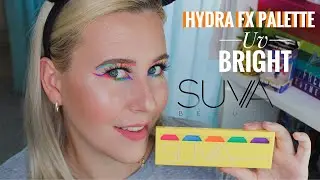 🎨SUVA BEAUTY HYDRA FX PALETTE UV BRIGHT НЕОНОВЫЕ ПОДВОДКИ ПОЛНЫЙ ОБЗОР + МАКИЯЖ ИЗ СЕРИАЛА ЭЙФОРИЯ🎨