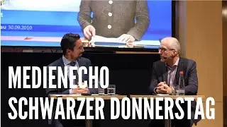 Schwarzer Donnerstag 30.09.2010: Das Medienecho in den ersten Tagen - Protest gegen Stuttgart 21
