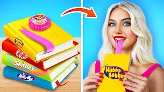 7 WAYS TO SNEAK FOOD INTO CLASS | Useful DIY Hacks and Tricks at School by RATATA POWER