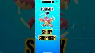 Pokemon GO | Shiny Corphish #pokemongo #pokemon #mobilegame #androit #iphone #gameplay #ios