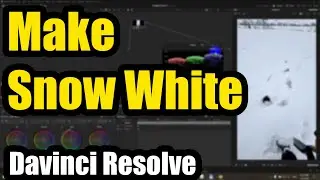 ❄️ Как сделать снег белее в DaVinci Resolve | Цветокоррекция зимних видеоматериалов
