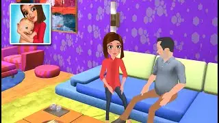 Virtual Mother Simulator Game - Happy Family Life - Gameplay Walkthrough #2 (iOS, Android)