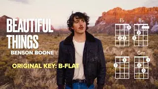 Beautiful Things (original key) - Ukulele play-along
