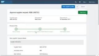 SAP Ariba Supplier Lifecycle and Performance Management Demo