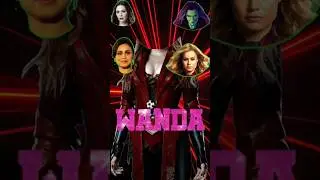 #shorts Marvel super woman WANDA head matches puzzle game with caption marvel #wanda #shorts #puzzle