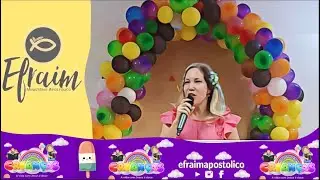 A vida com Jesus &eacute; doce | Pra. Aratuza Rocha | Culto de Crian&ccedil;as Efraim