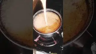 strong tea on winter