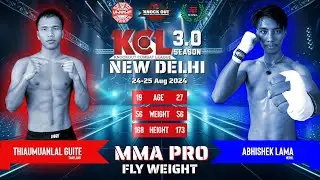 Knockout Combat League-KCL 3.0 |PRO MMA| THIAUMUANLAL GUITE vs ABHISHEK LAMA