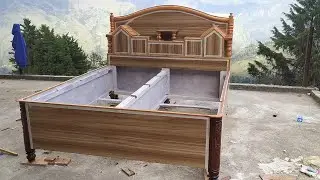 Diwan Bed ka dijain wood work DS