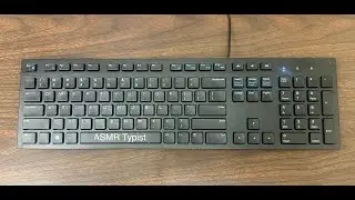 ASMR Typing on a Black DELL KB216P Wired USB Keyboard
