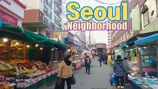 Seoul, Korea - Walking Tour of Neighborhood - 4K - Balsan 1-dong [Gangseo-gu 3] 11(3)-16
