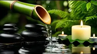 Midnight Healing Music 🌿 Bamboo Water Sounds for Insomnia Relief