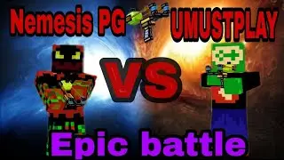 Pixel gun 3d. Nemesis PG VS UMUSTPLAY. Combat slinger battle. Epic battle!