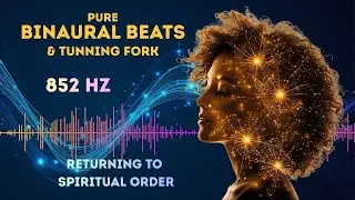 Pure Binaural Beats + Tuning Fork &bull; Spiritual Order & Alignment &bull; 852 Hz