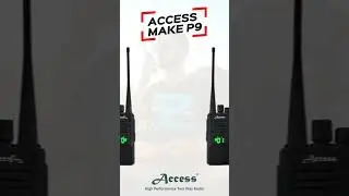 Access Make P9 Walkie Talkie!