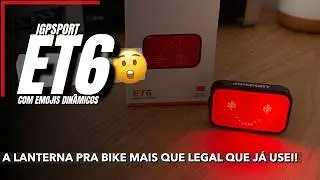 IGPSPORT ET6 - Smart bike light with emojis - Full review