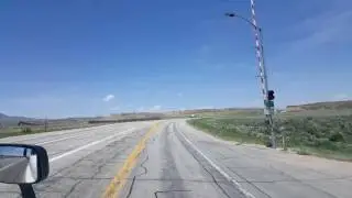 BigRigTravels Classics-US 287 & WY Highway 220 North between Rawlins & Casper, WY-June 10, 2016