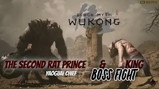 King & Second Prince of Flowing Sands &ndash; Black Myth: Wukong | Rat Yaoguai Duo Battle (4K 60FPS)