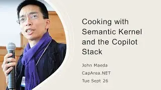 Cooking with Semantic Kernel and the Copilot Stack