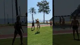 Did you know Footvolley can be played on grass? #football #soccer #futbol #futebol #footvolley