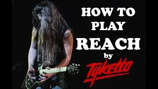 Riff Raff with Chris Green - REACH by 'Tyketto' guitar breakdown.
